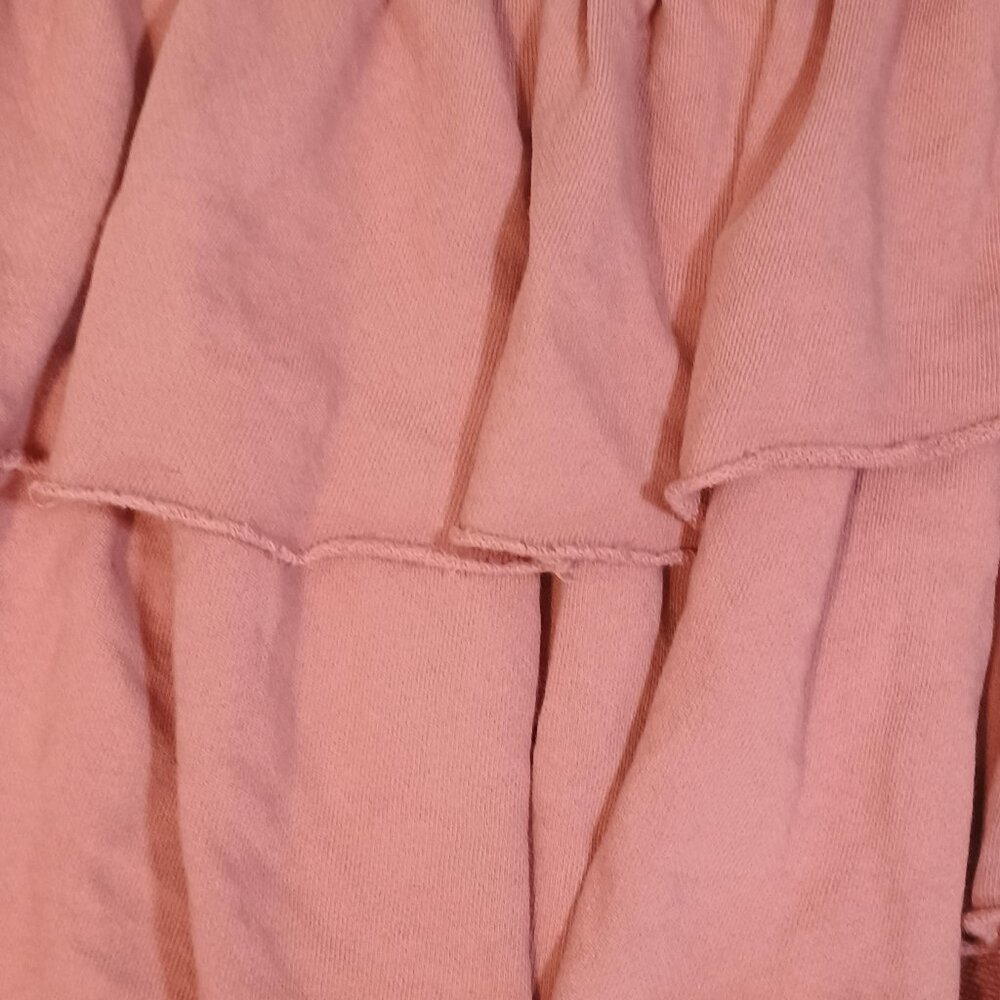 Aerie/Tiered Mini Skirt/Womens Medium/Terracotta/Ruffle Elastic Waist** - Picture 5 of 7